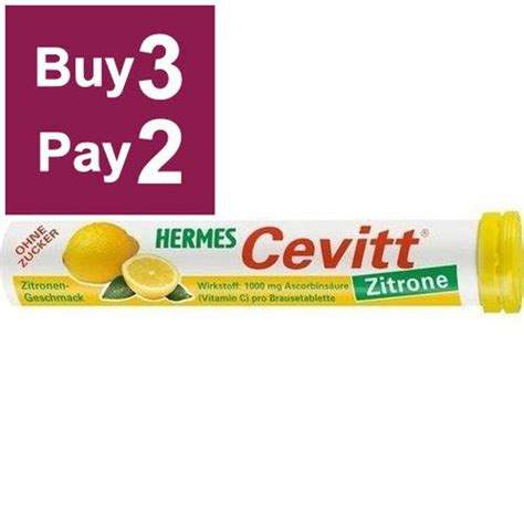 Hermes Cevitt Vitamin C Effervescent Tablets Lemon 20 Pcs.